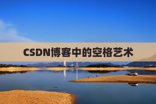 CSDN博客中的空格艺术